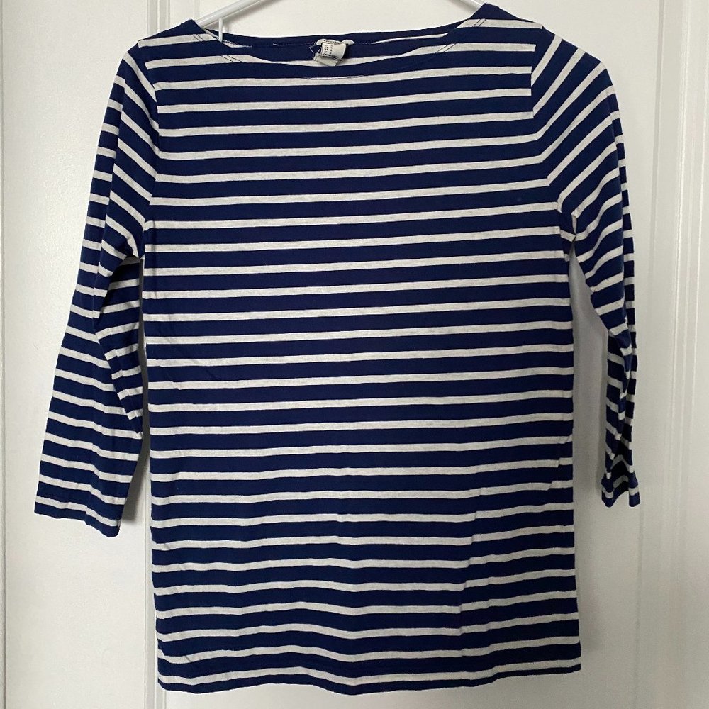 Forever 21 Boat Neck 3/4 Sleeve Shirt